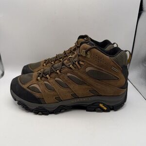 Merrell Moab 3 Mid Men's Size 8.5 Earth Waterproof Hiking Boots J035839